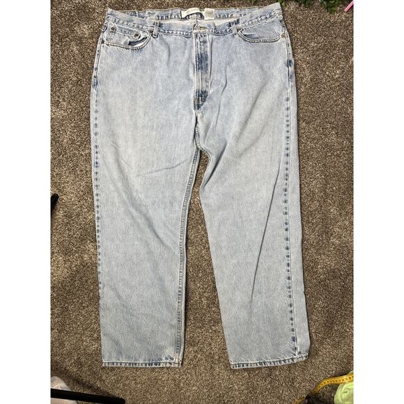 Levis 550 Jeans Mens 46x32 Blue Relaxed Fit Big & Tall Denim Pants Zipper Fly - Picture 3 of 10